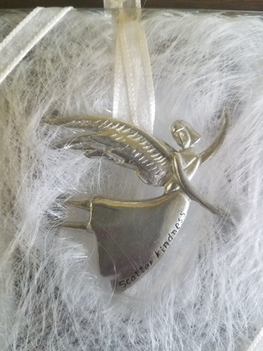 Serenity angel ornament - &, pin